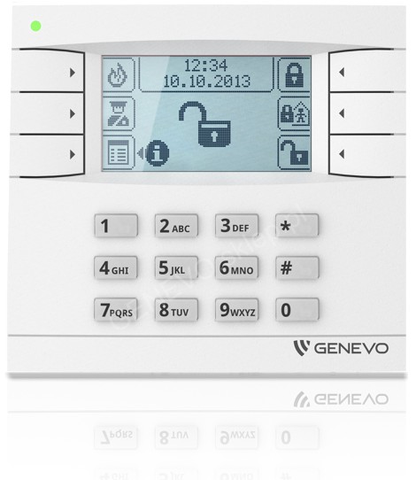 Klawiatura LCD do genevo PRiMA 6 WH/WH manipulator